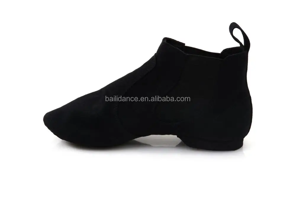 black jazz dance boots