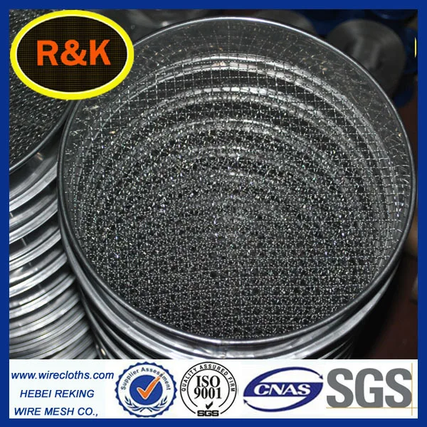 Hot Sales Double Frame Woven Wire Mesh Sieves Buy Test Sieve,Woven