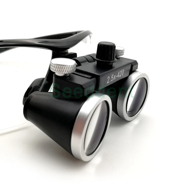 2.5x/3.5x Magnifying Glass Surgical Dental Loupes With Rechargeable Led