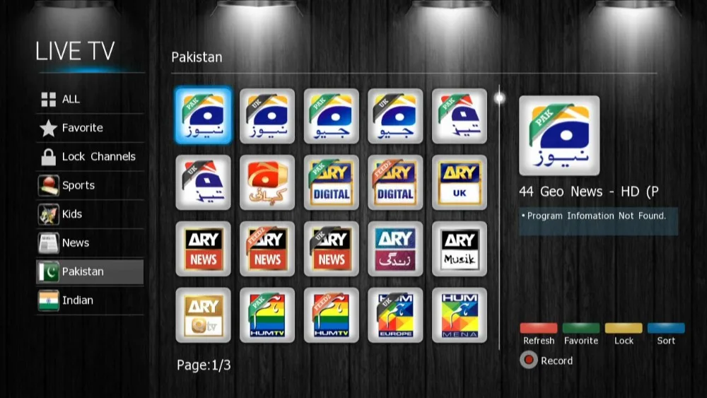 Pakistani Channel Digital Satellite Tv Receiver Hd Iptv Box Indian