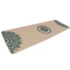 Eco Friendly Amazon Cork Free Sample Anti Slip Natural Organic Jute Exercise Fitness Printed Custom Yoga Mat