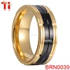 2016 men's luxury hot sale design ring, smart ring, gold tungsten ring only design for men online shopping