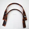 High Quality tortoise shell resin handles acetate vintage handbag handles
