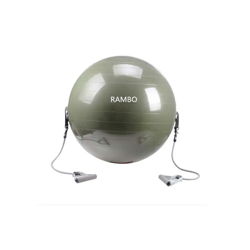 Rambo Wholesale Pvc Pilates Gym Yoga Bouncy Exercise Ball With Handle