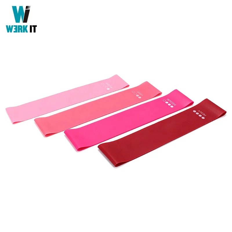 Werk It Custom Logo Fitness Pink Peach Booty Resistance Bands Buy