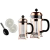 Portable Rose Gold French Press Coffee & Tea Maker