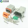 Deutsch 8 pin 2 row female DT series female electrical automotive wire connector housing DT06-08SA