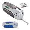 promotional multifunctional 4 in 1 screwdriver tool set in case with LED torch level and tape measure