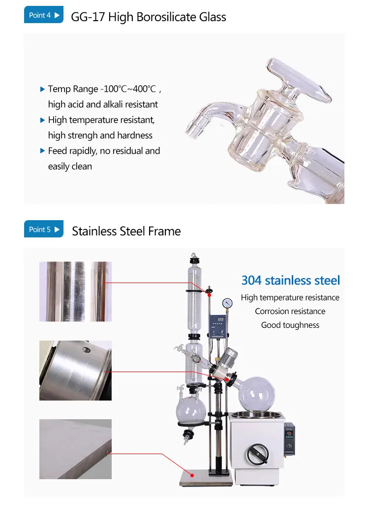 Lab Large Rotary Evaporator 20L