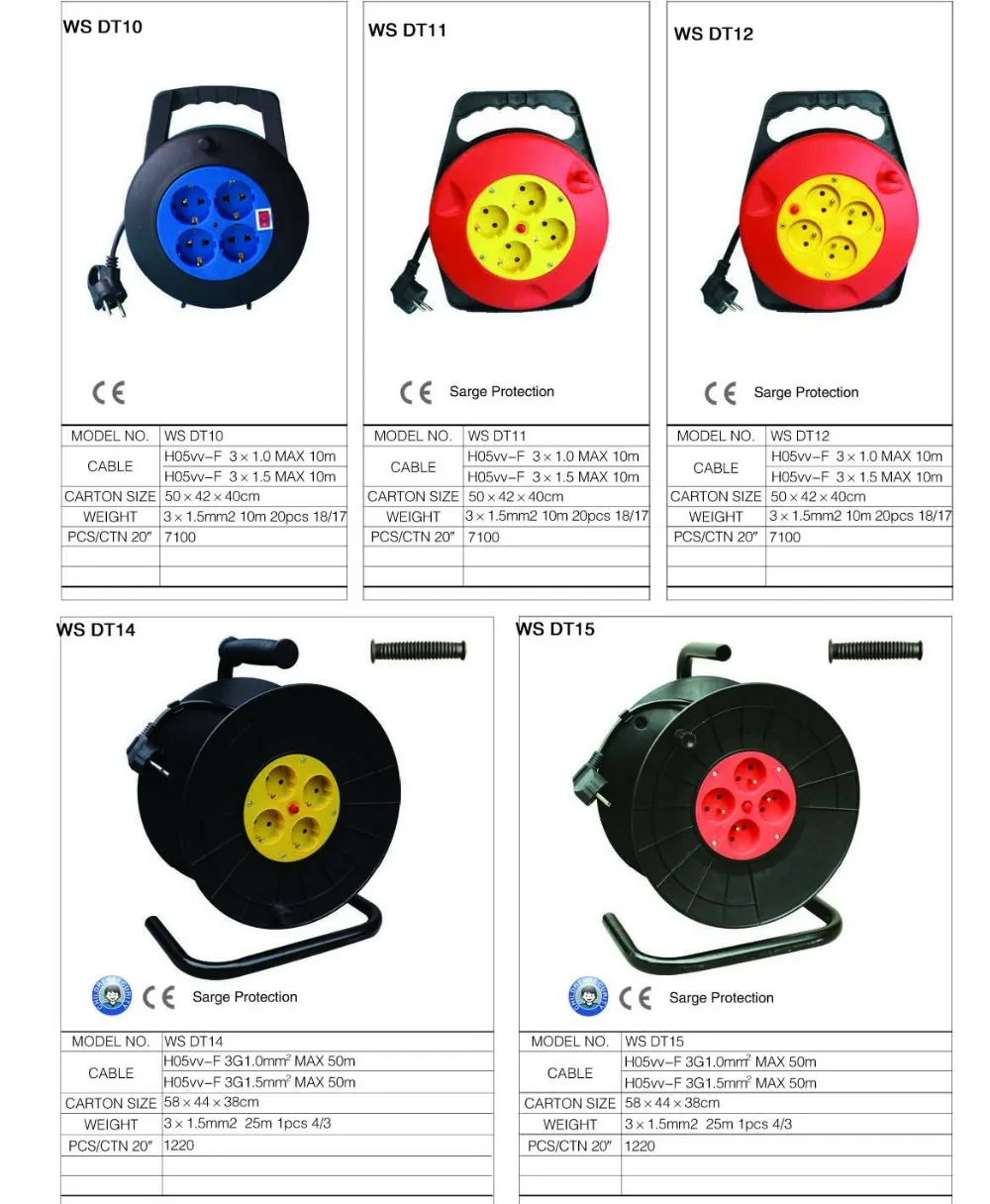 16a 515m Smalll Reel Cable Mini Cable Reel With Gs Ce Buy 16 A Cable