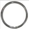 CNC turning aluminum5052/Stainless304/titanium/FeNiCo28 chrome plate/nickel plate Ribbed wheel Trim Ring/tube