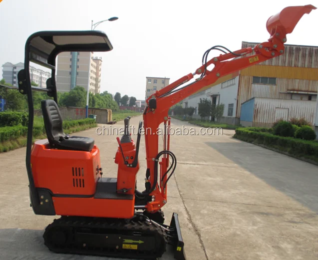 Chinese factory price 0.8T 1T new mini excavator with bucket for hot sale