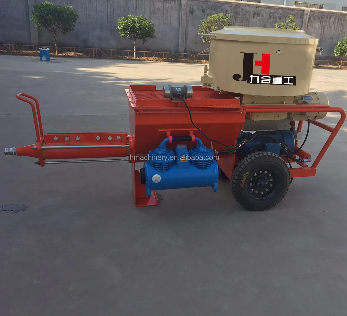 2018 Hot Sell Automatic Mixing Plaster Machine High Pressure Cement