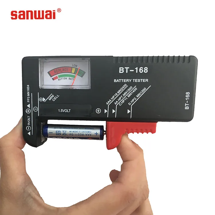 Small Laptop Battery Capacity Tester Bt168 For Testing Dry Battery And