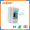 PC material transparent cover din rail switch box waterproof plastic socket outlet box
