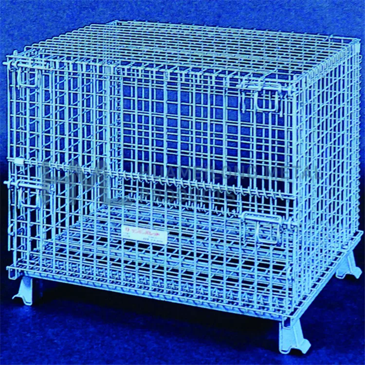 Heavy Duty Storage Collapsible Welded Galvanized Stacking Foldable