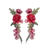 2018 Flower Pair Neckline Applique Embroidered Patches D630