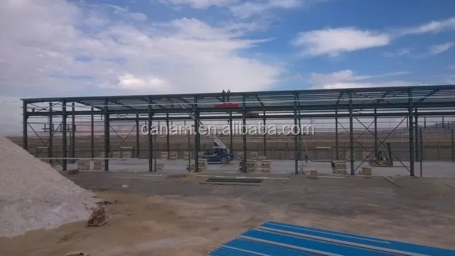 low cost high light steel structure warehouse
