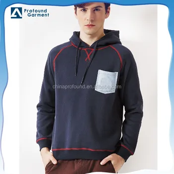 color patch hoodie