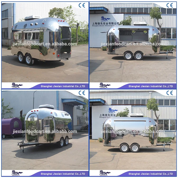 Mini Camper Trailer/Food Catering Mobile Stainless Steel Food Truck