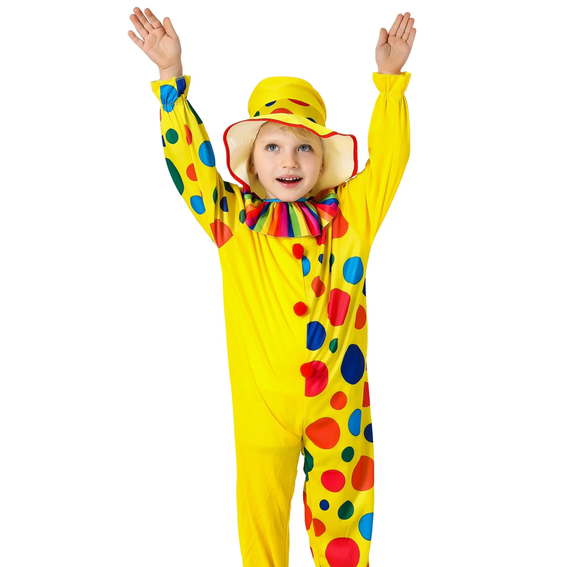 Children's Halloween Costumes Clown Costumes Kindergarten Makeup Dance ...
