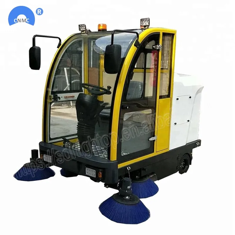 Full Closed Electric Auto dumping Big Street Sweeper Buy Manual