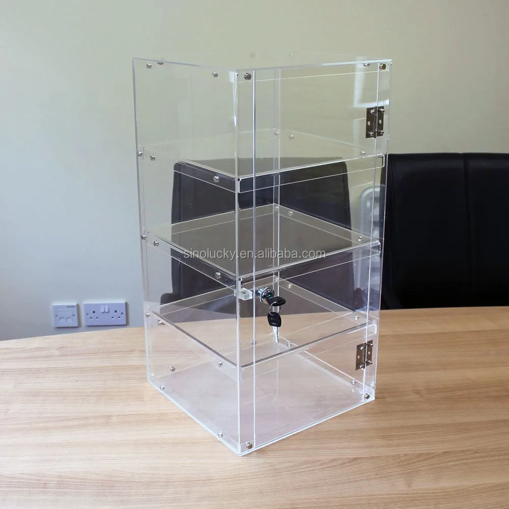 Car Show Display Stand Acrylic Display Lockable Cabinet Box Case