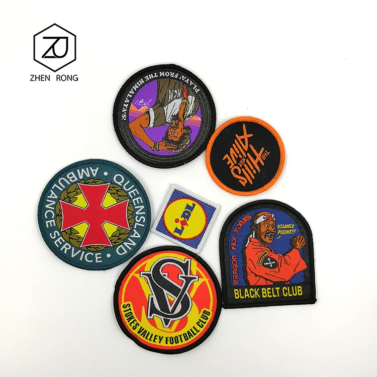 
cheap custom damask woven label for garment with high quality 