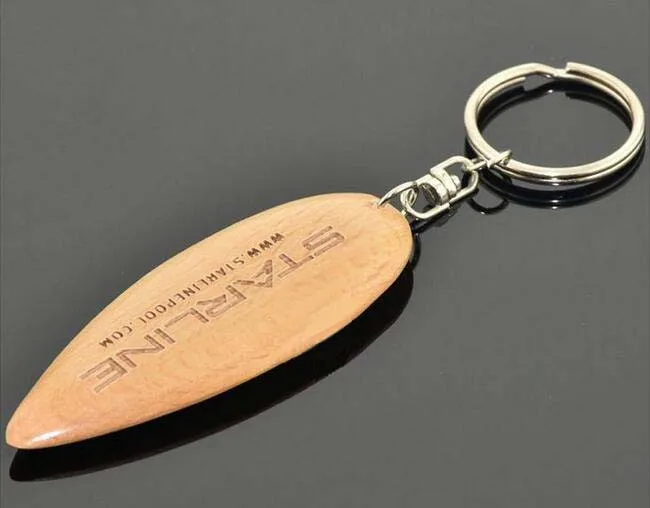 Wood Surfboard Keychain Buy Custom Wood Keychain,Wood Carving