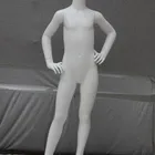 Standing white gloss kid/child full body mannequin custom
