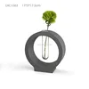 minimalist test tube concrete flower pot for home decor