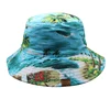 Custom Fashion Two Sides Reversible foldable sun Bucket floppy Hats