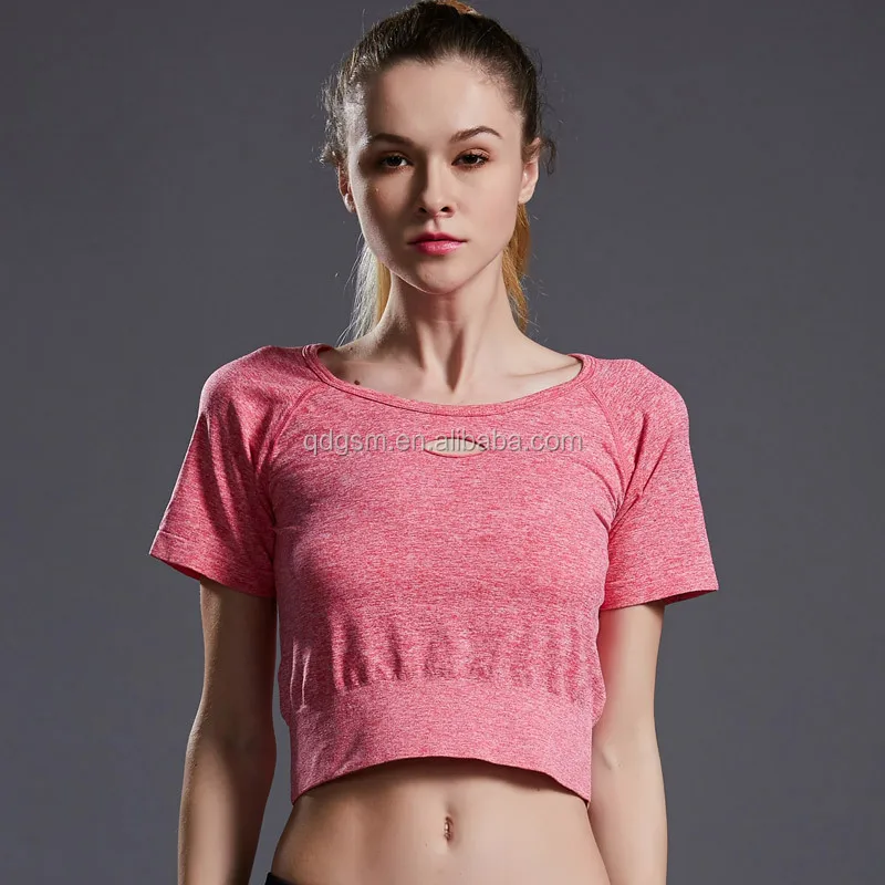 ladies gym crop tops