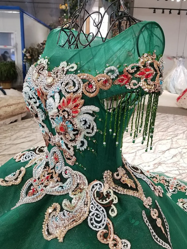 LS98550 último diseño de vestidos de noche en Estambul, Turquía con