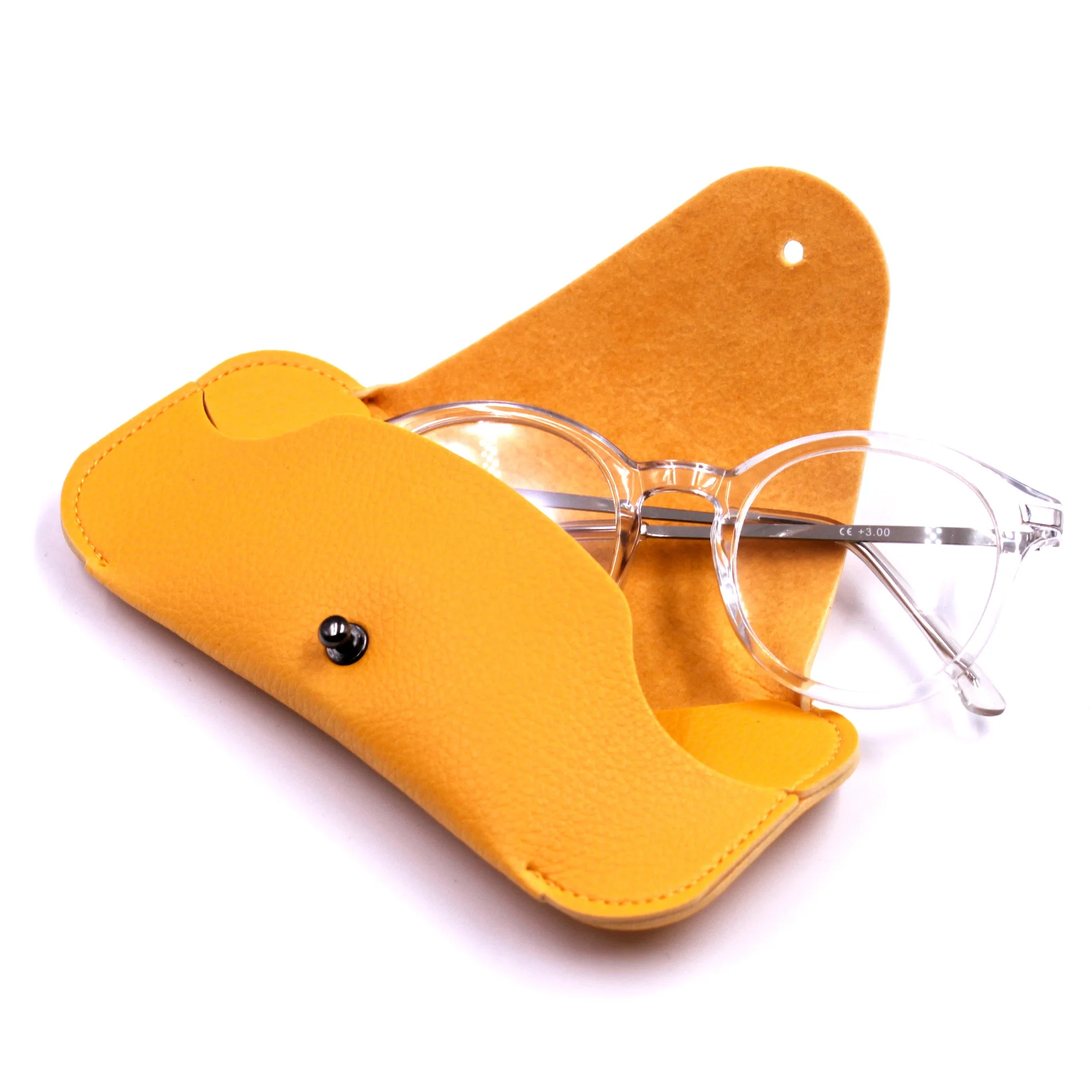 Soft Leather Sunglass Case Glasses Cases Small Box For Optical Glasses