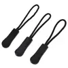 Hot sale handbag rope zipper pulls handbag zip pullers glow in the dark slider puller