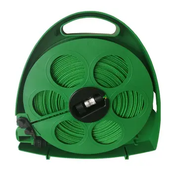 Retractable Extendable Pipe/ Green Garden Water Hose Reels/ Lay Flat