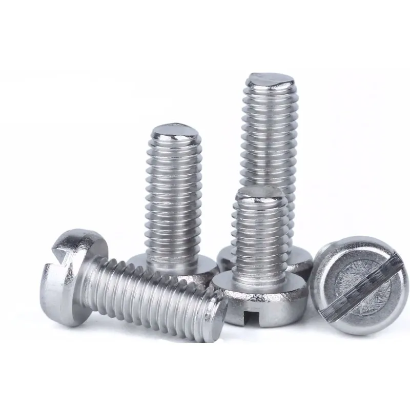 M4 M5 M6 Ss316l Stainless Steel Slotted Cheese Head Screws Din84 - Buy ...