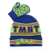 Boys Winter 2pc Set Beanie Hat Gloves , Blue, One Size Fits Most