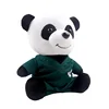 Small white and black 50cm doctor panda teddy bear plush toy