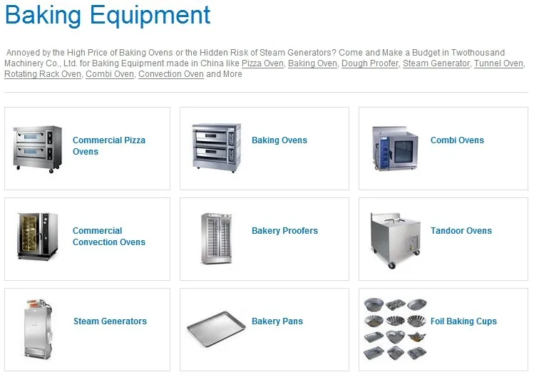 Hot Sale Various Commercial Bakery Equipment Buy Bakery Equipment