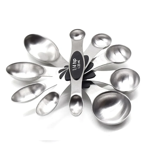 5 Piece Nesting Measuring Spoon Professional Set 18/10