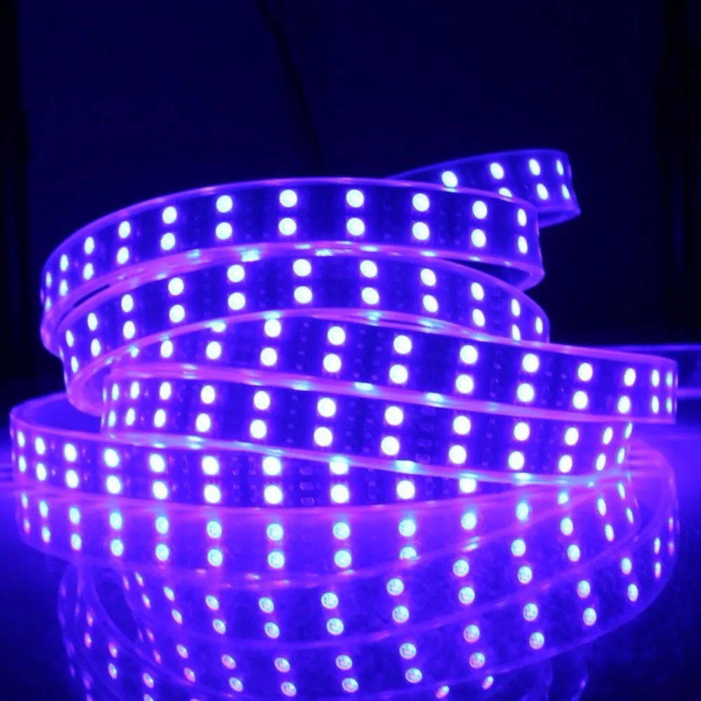 Double row led strip SMD5050 120leds/m led strip light RGB color 5M per reel LED Flexible Strip Light CE RoHs certification