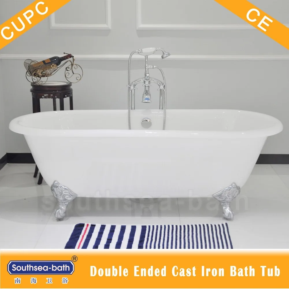 Royal Ce Cupc Certificate Free Standing Enameled Cast Iron Bathtub With