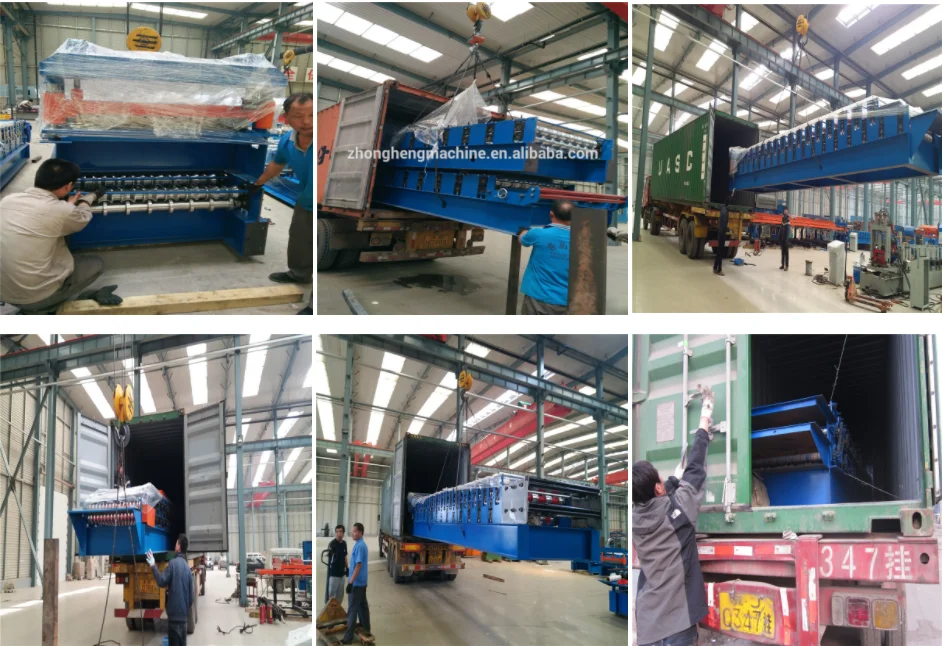 2018 New Arrival Double Deck Metal Roof Sheet Roll Forming Machine