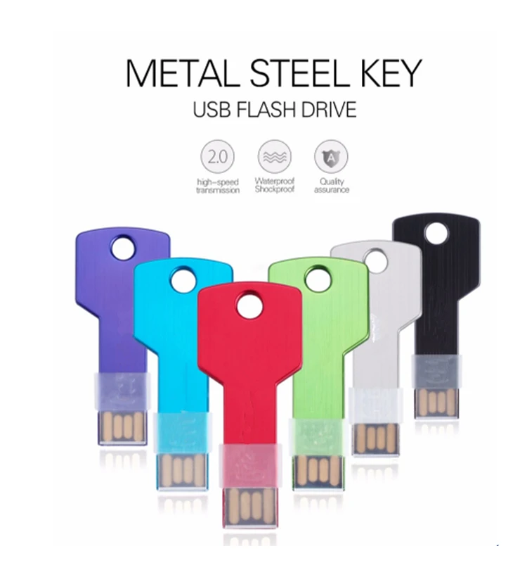 Hot Selling Mini Metal Key Usb Flash Drive 2GB 4GB 8GB 16GB pendrive 2.0 usb,memory stick - ANKUX.COM