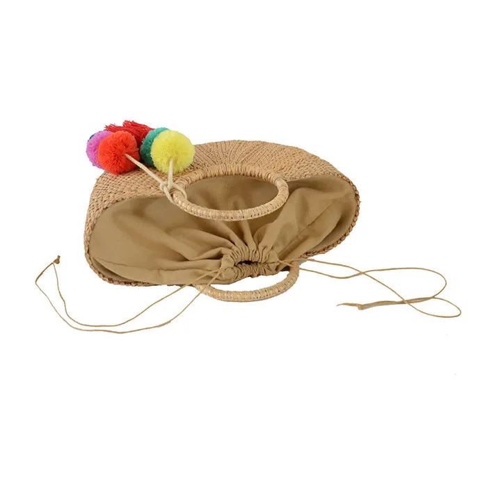 Fashion Women Summer Straw Bag Big Decorations Rattan Beach Tote Handbag Hand-woven Bags For Lady.jpg