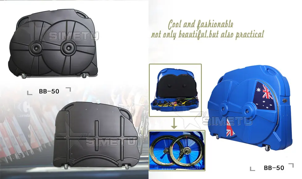 Colorful Hard Abs Aero Travel Triathlon Bicycle Bike Box Case Buy