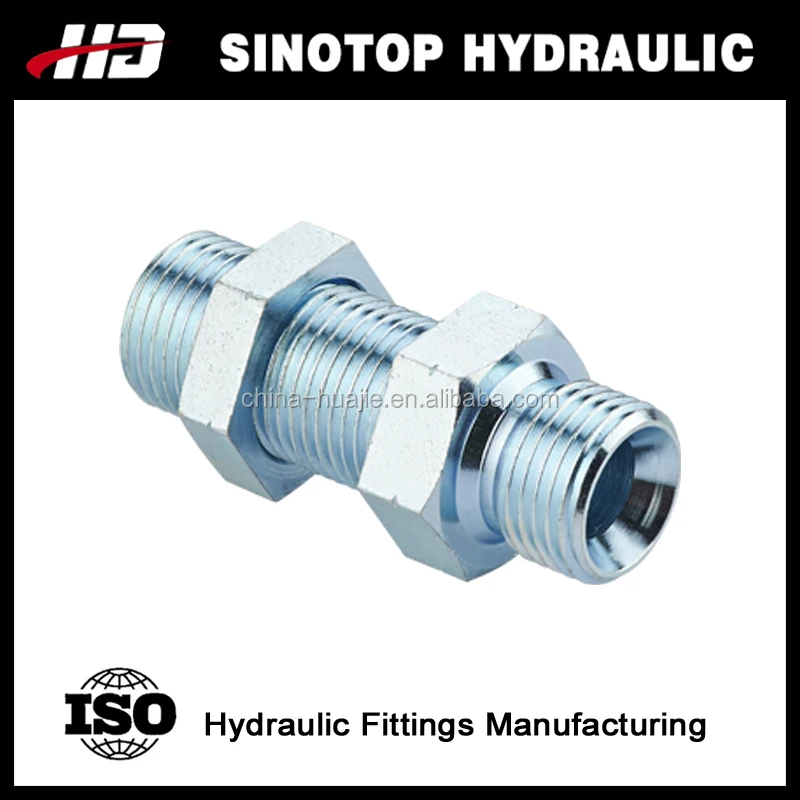 Carbon Steel Hydraulic Male Tube Bulkhead Fitting Buy Male Tube
