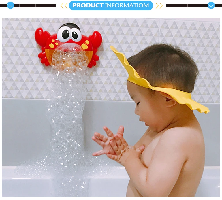 Kids electric bath water toy music crab bubble marker machine.jpg